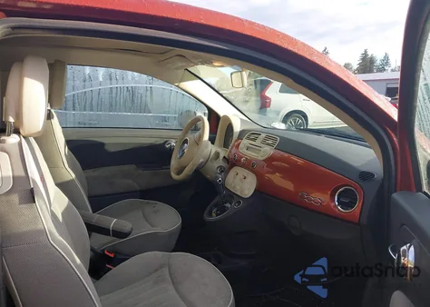 2012 Fiat 500C Lounge из США, поврежденный, VIN 3C3CFFER6CT109189